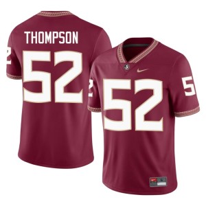 FSU Seminoles #52 Chavez Thompson Mens College Football Garnet 2026 Jerseys 518307-283