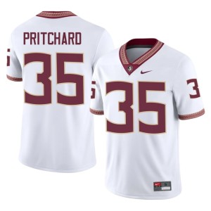 FSU Ethan Pritchard White College Football Mens High School #35 Jerseys 538427-122