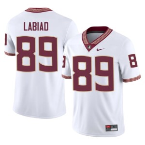 Florida State College Football Mens Game White Greyson Labiad #89 Jersey 703238-166