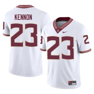 Florida State White College Football Men's 2026 #23 Chuck Kennon Jerseys 997586-116