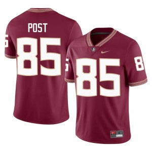 Florida State Garnet Ethan Post #85 College Football University Men's Jerseys 945812-254