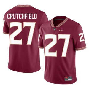 Seminoles Embroidery Jordan Crutchfield Mens Garnet #27 College Football Jerseys 685189-262