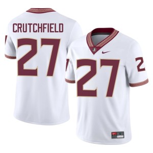 Noles Men's College Football White Jordan Crutchfield #27 Player Jerseys 803680-710