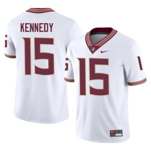 Florida State Seminoles Rylan Kennedy #15 Player Men College Football White Jerseys 272885-492