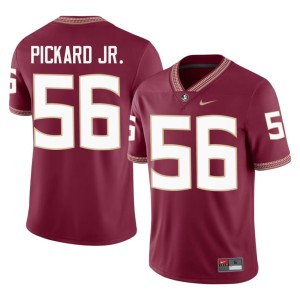 Florida State University Seminoles Garnet Replica #56 Steven Pickard Jr. Mens College Football Jerseys 246382-797