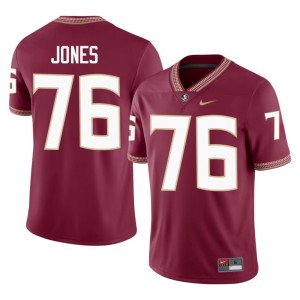 FSU College Football Game #76 Walter Jones Garnet Mens Jersey 552973-612