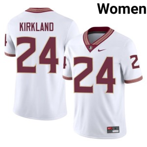 FSU Noles K.J. Kirkland #24 White 2026 Women College Football Jerseys 606148-307