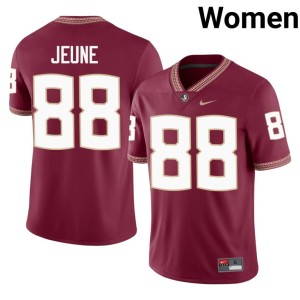 FSU Seminoles Garnet Keenen Jeune #88 Women Official College Football Jerseys 981969-755