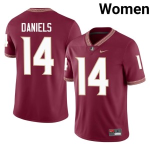 Florida State University Seminoles Replica Ashton Daniels Women College Football Garnet #14 Jerseys 166125-675