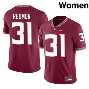 Noles Karon Maycock #31 College Football Women's Garnet NCAA Jerseys 861075-341