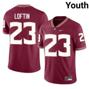 Seminoles #23 Chase Loftin Garnet College Football 2026-27 Youth Jerseys 949577-407