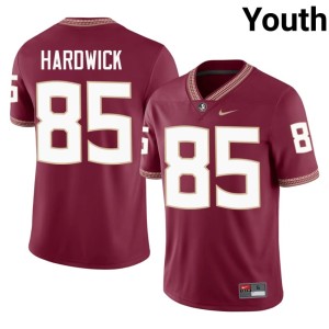 Seminoles #85 Player College Football Youth Garnet Drew Hardwick Jerseys 734710-335